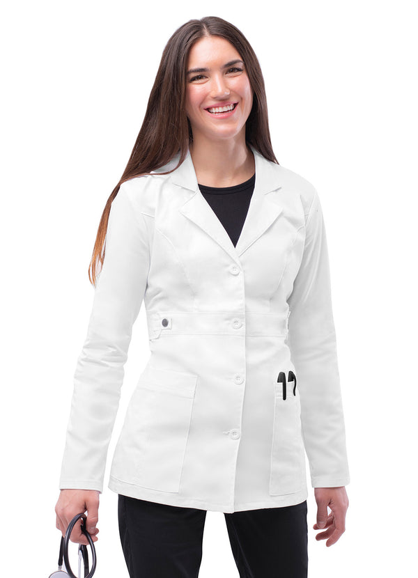 Adar 36" Contemporary Fit Tab Waist Lab Coat