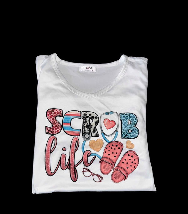 Scrub Life Graphic Tee